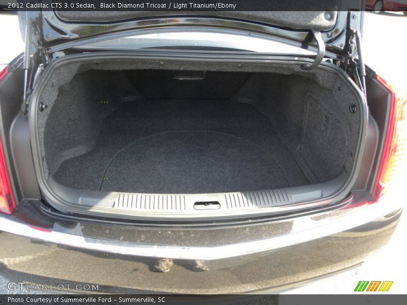 Black Diamond Tricoat / Light Titanium/Ebony 2012 Cadillac CTS 3.0 Sedan