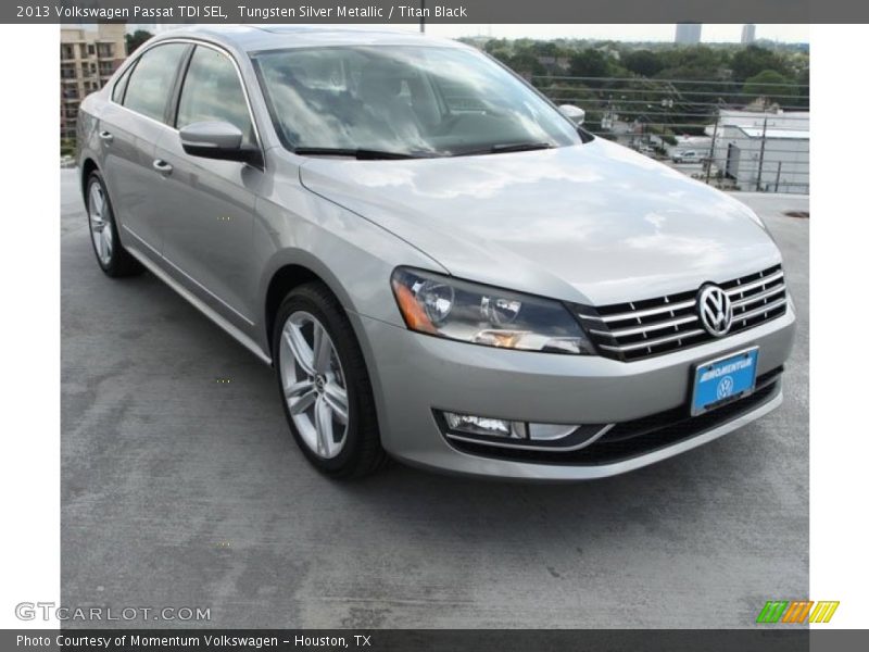 Tungsten Silver Metallic / Titan Black 2013 Volkswagen Passat TDI SEL