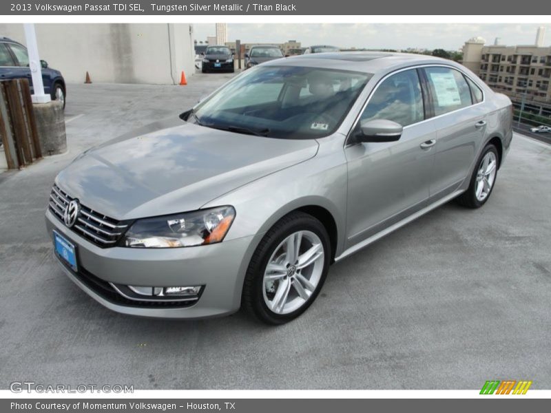 Tungsten Silver Metallic / Titan Black 2013 Volkswagen Passat TDI SEL