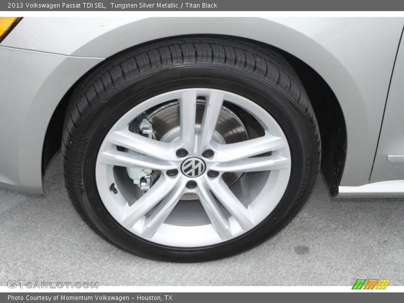 Tungsten Silver Metallic / Titan Black 2013 Volkswagen Passat TDI SEL