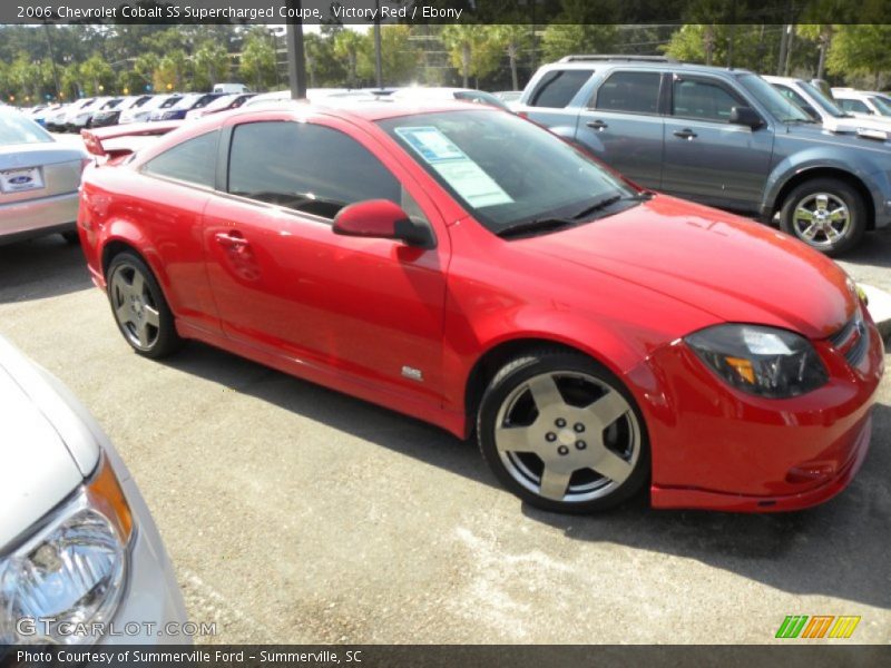 Victory Red / Ebony 2006 Chevrolet Cobalt SS Supercharged Coupe