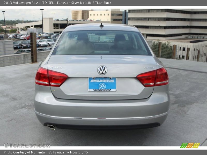 Tungsten Silver Metallic / Titan Black 2013 Volkswagen Passat TDI SEL