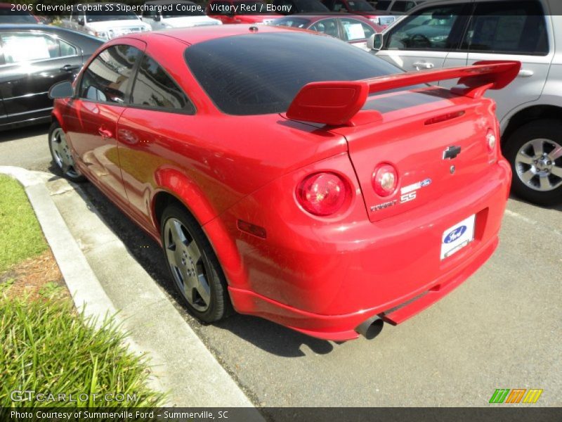Victory Red / Ebony 2006 Chevrolet Cobalt SS Supercharged Coupe