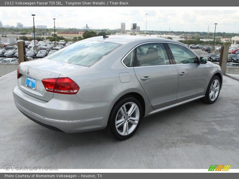 Tungsten Silver Metallic / Titan Black 2013 Volkswagen Passat TDI SEL