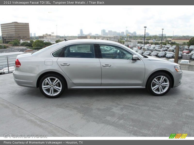 Tungsten Silver Metallic / Titan Black 2013 Volkswagen Passat TDI SEL