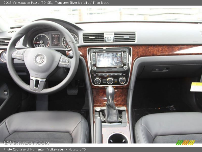 Tungsten Silver Metallic / Titan Black 2013 Volkswagen Passat TDI SEL