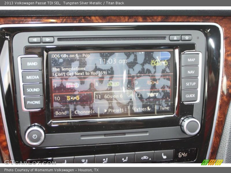Tungsten Silver Metallic / Titan Black 2013 Volkswagen Passat TDI SEL