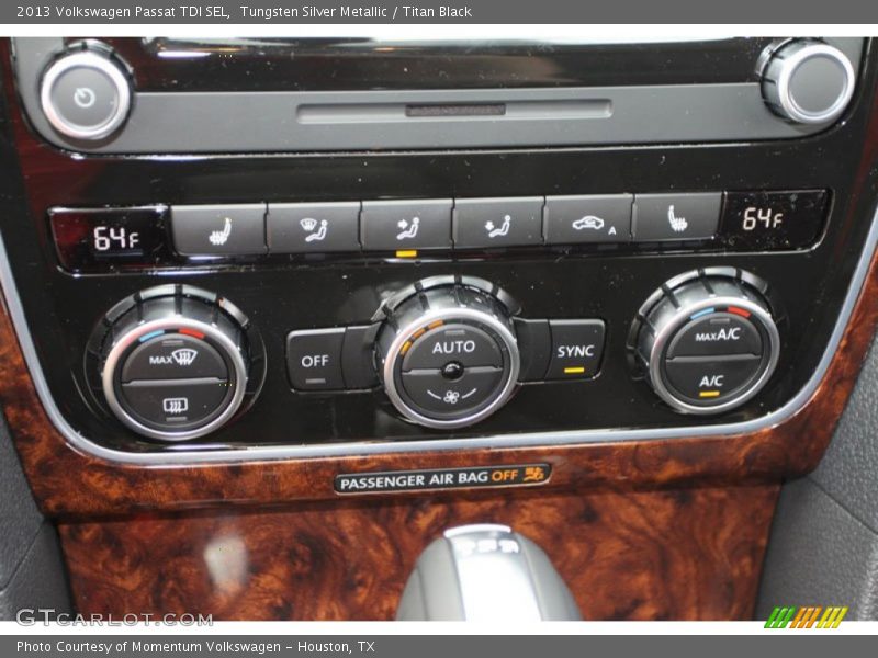 Tungsten Silver Metallic / Titan Black 2013 Volkswagen Passat TDI SEL
