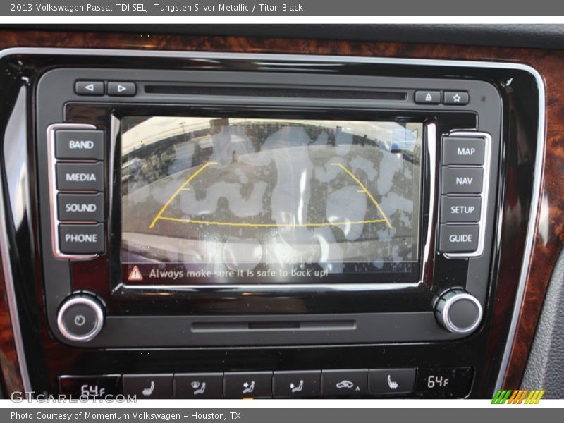Tungsten Silver Metallic / Titan Black 2013 Volkswagen Passat TDI SEL