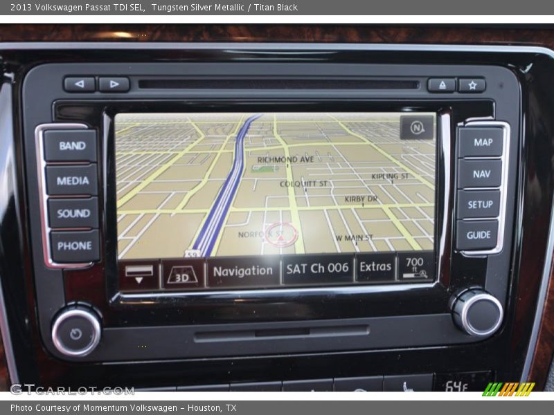 Tungsten Silver Metallic / Titan Black 2013 Volkswagen Passat TDI SEL