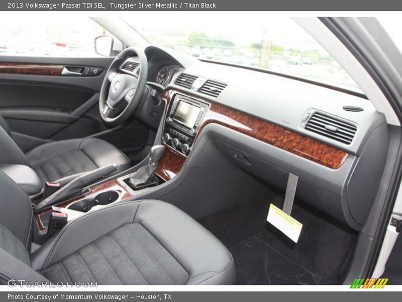 Tungsten Silver Metallic / Titan Black 2013 Volkswagen Passat TDI SEL