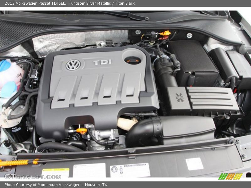 Tungsten Silver Metallic / Titan Black 2013 Volkswagen Passat TDI SEL