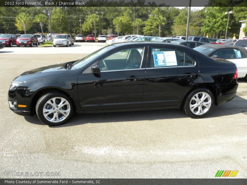 Black / Charcoal Black 2012 Ford Fusion SE