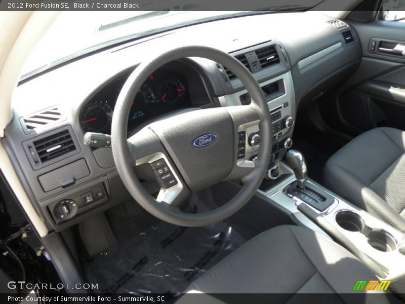 Black / Charcoal Black 2012 Ford Fusion SE