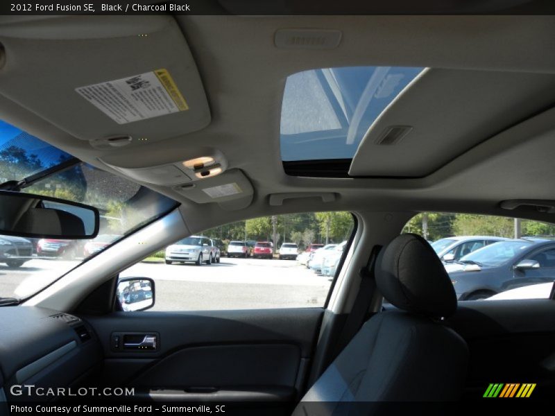 Black / Charcoal Black 2012 Ford Fusion SE
