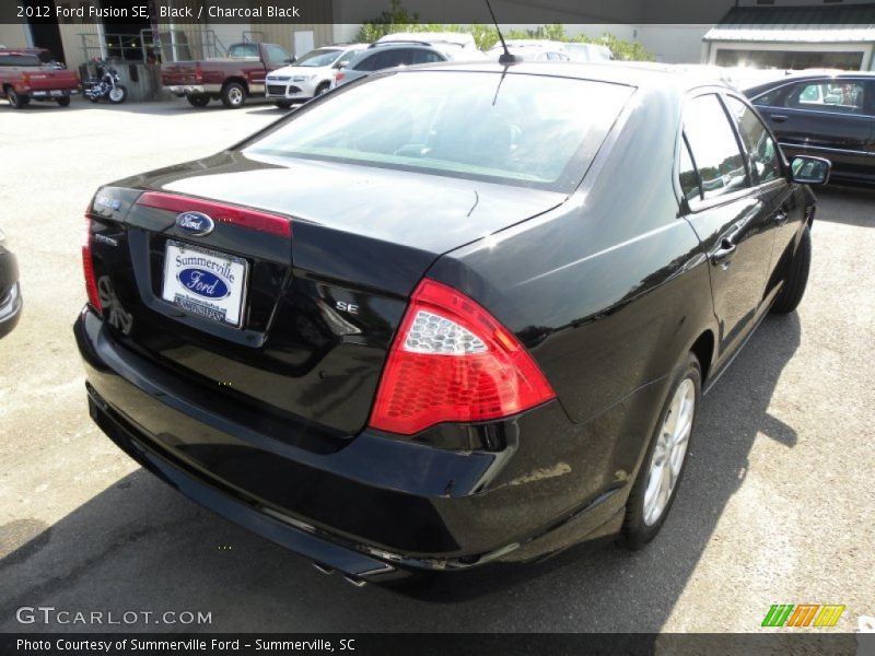 Black / Charcoal Black 2012 Ford Fusion SE