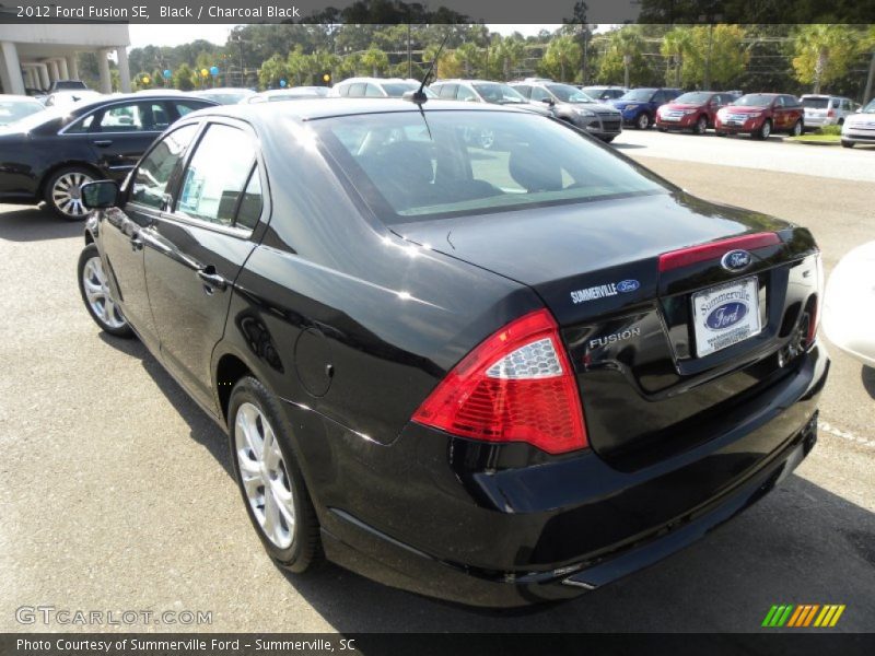 Black / Charcoal Black 2012 Ford Fusion SE