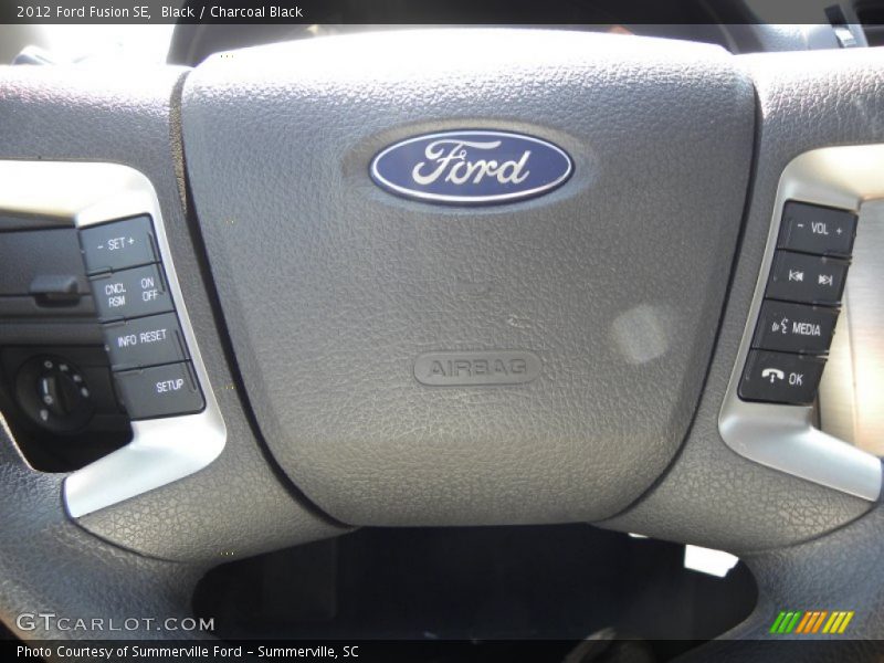 Black / Charcoal Black 2012 Ford Fusion SE