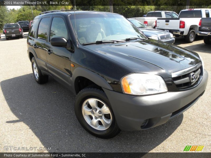 Black / Gray 2001 Mazda Tribute DX V6