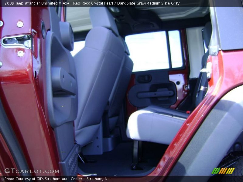 Red Rock Crystal Pearl / Dark Slate Gray/Medium Slate Gray 2009 Jeep Wrangler Unlimited X 4x4