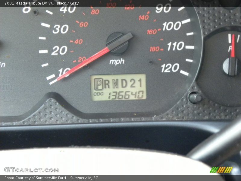 Black / Gray 2001 Mazda Tribute DX V6