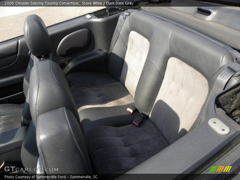 Stone White / Dark Slate Gray 2005 Chrysler Sebring Touring Convertible