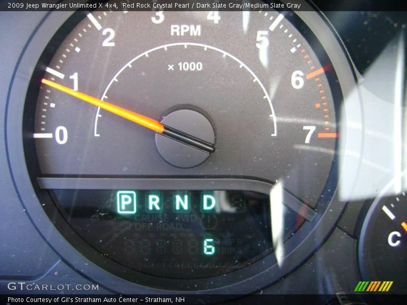 Red Rock Crystal Pearl / Dark Slate Gray/Medium Slate Gray 2009 Jeep Wrangler Unlimited X 4x4