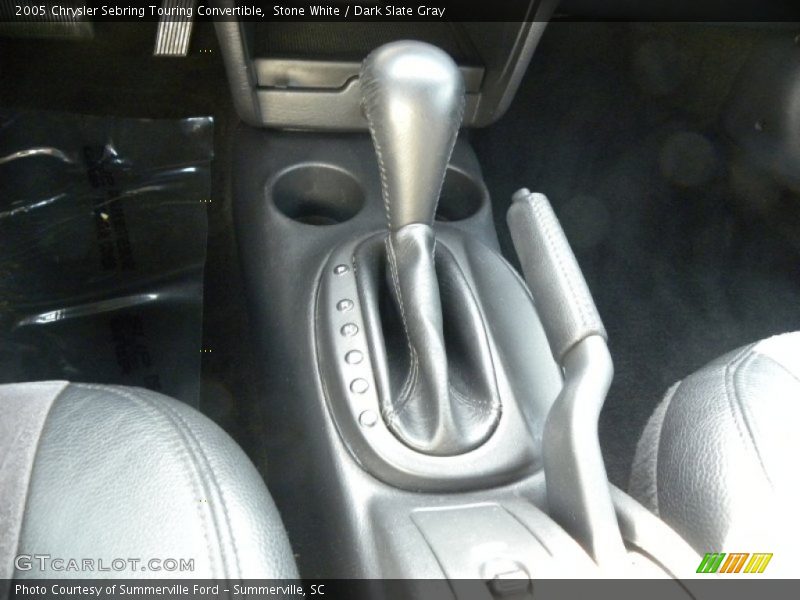 Stone White / Dark Slate Gray 2005 Chrysler Sebring Touring Convertible