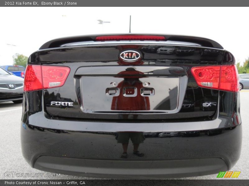 Ebony Black / Stone 2012 Kia Forte EX