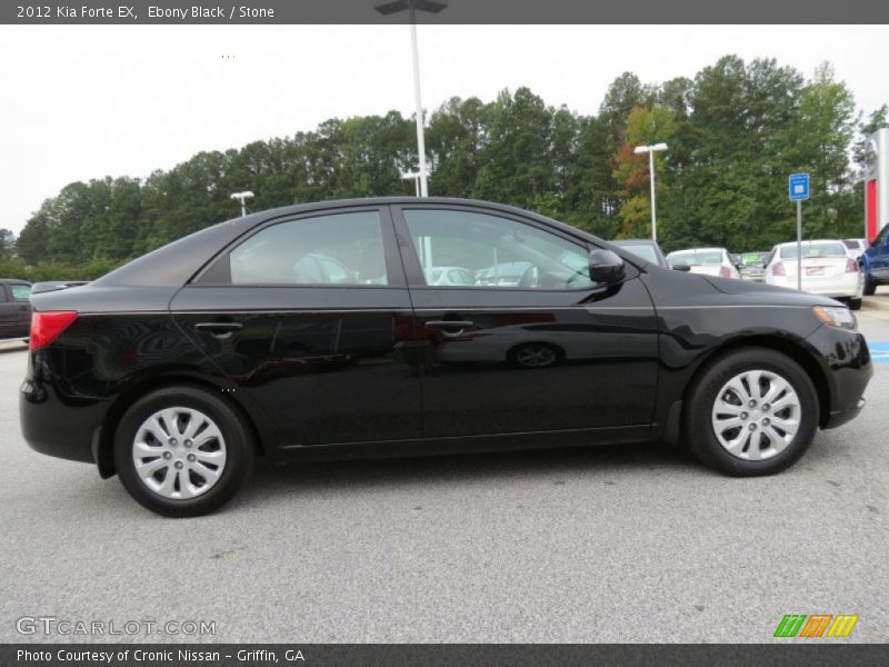 Ebony Black / Stone 2012 Kia Forte EX