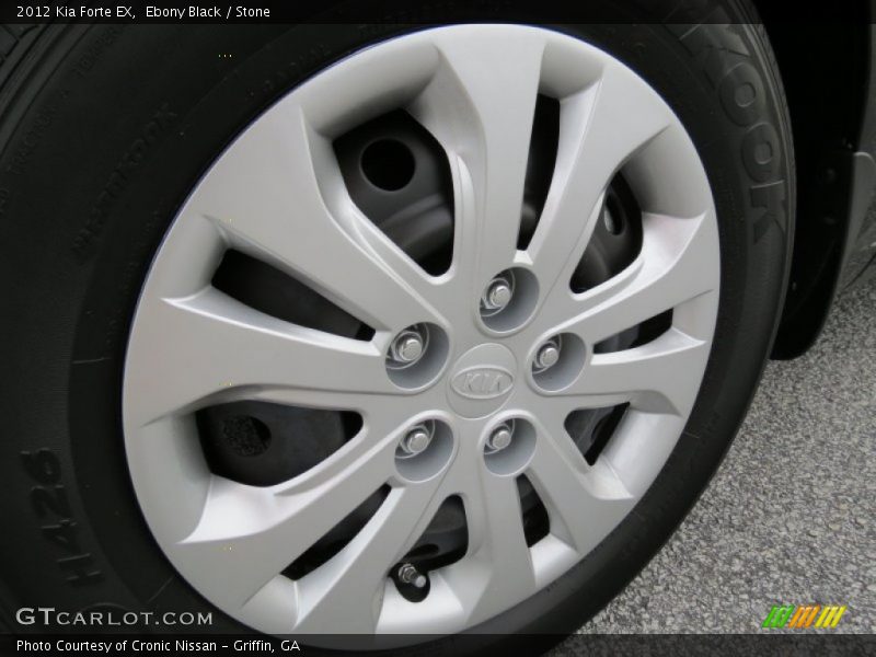 Ebony Black / Stone 2012 Kia Forte EX