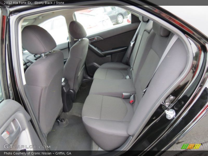 Ebony Black / Stone 2012 Kia Forte EX