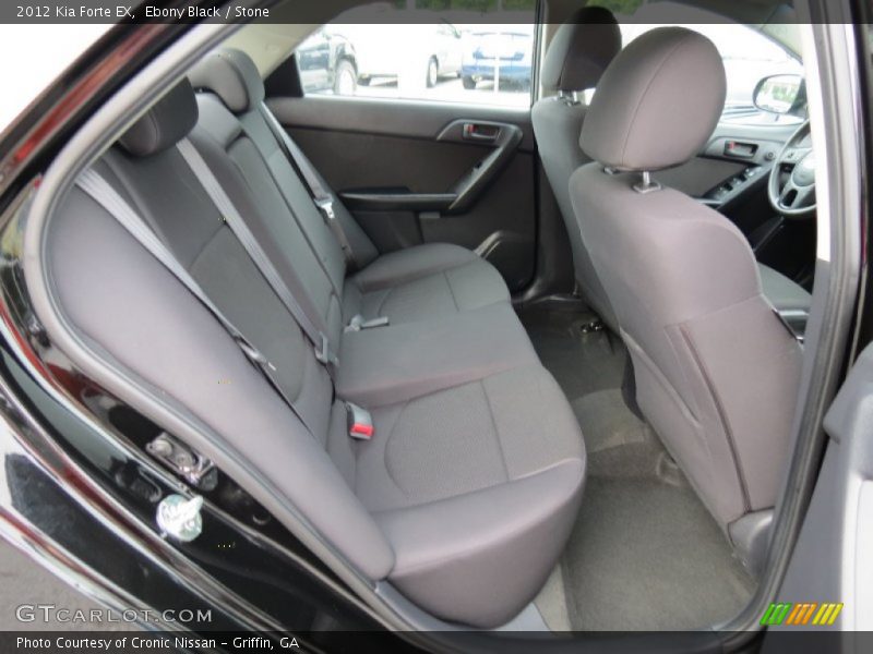 Ebony Black / Stone 2012 Kia Forte EX