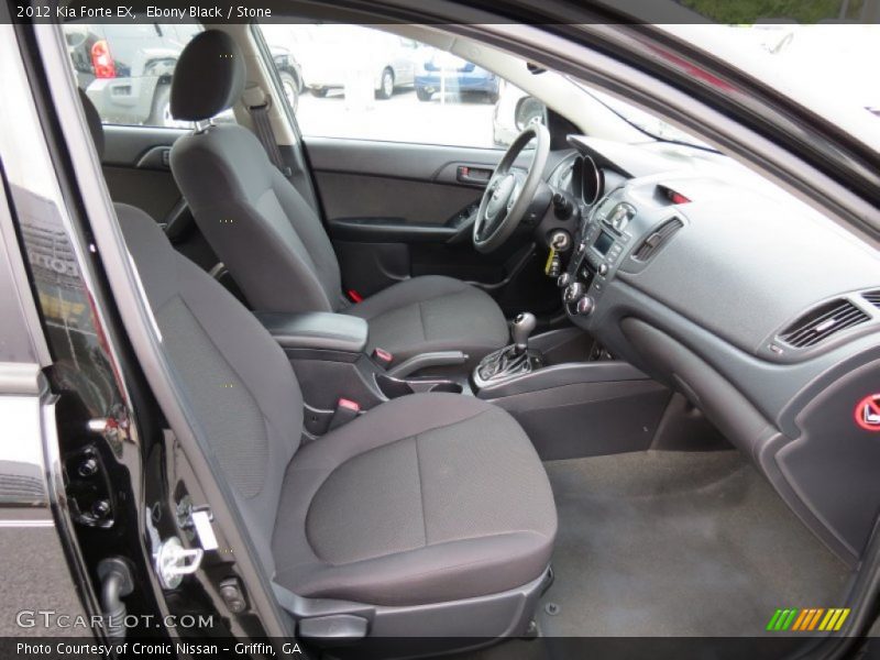 Ebony Black / Stone 2012 Kia Forte EX