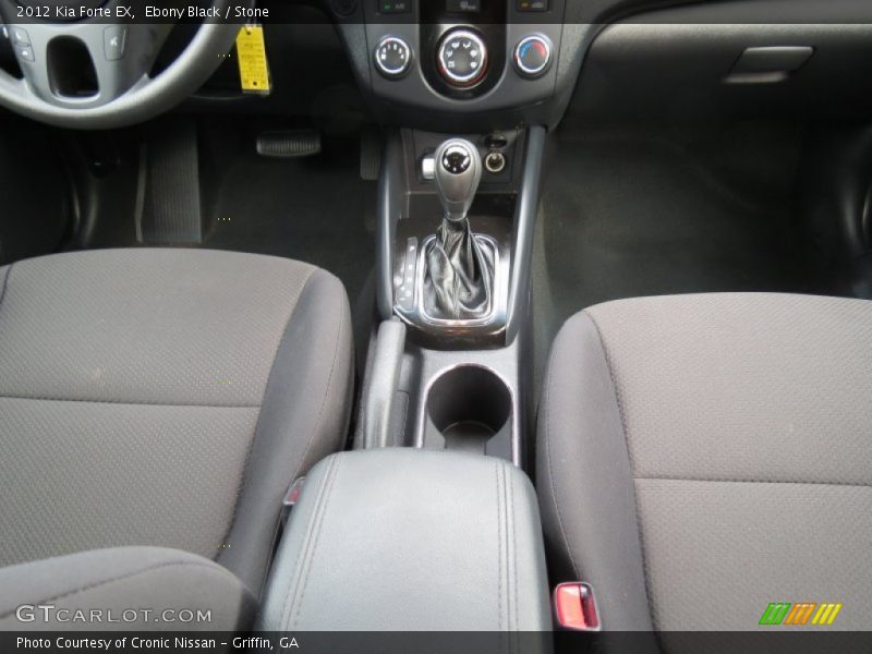 Ebony Black / Stone 2012 Kia Forte EX