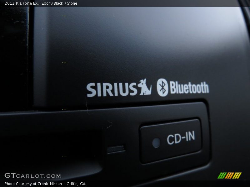 Ebony Black / Stone 2012 Kia Forte EX