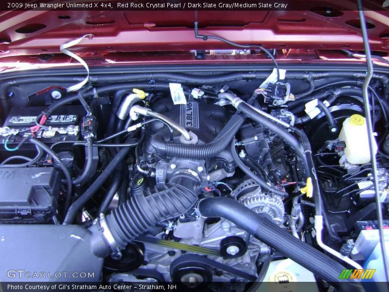 Red Rock Crystal Pearl / Dark Slate Gray/Medium Slate Gray 2009 Jeep Wrangler Unlimited X 4x4
