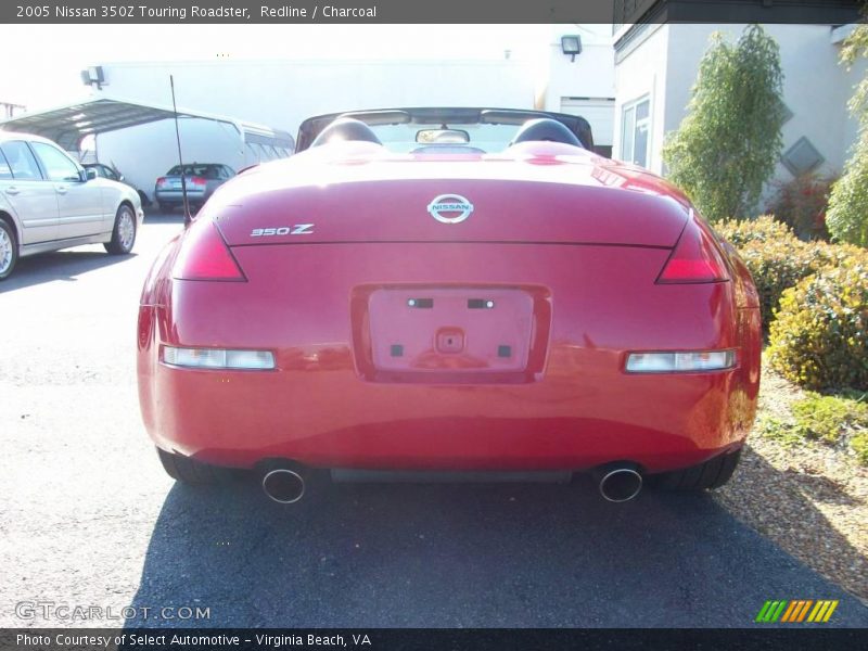 Redline / Charcoal 2005 Nissan 350Z Touring Roadster
