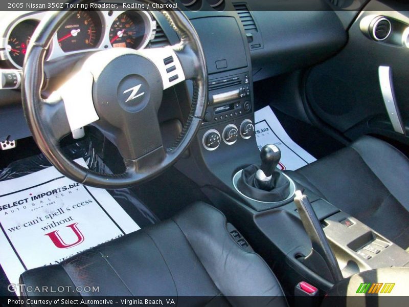 Redline / Charcoal 2005 Nissan 350Z Touring Roadster