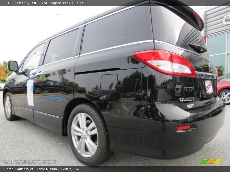 Super Black / Beige 2012 Nissan Quest 3.5 SL