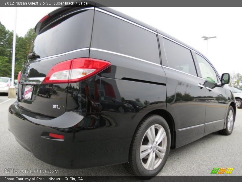 Super Black / Beige 2012 Nissan Quest 3.5 SL