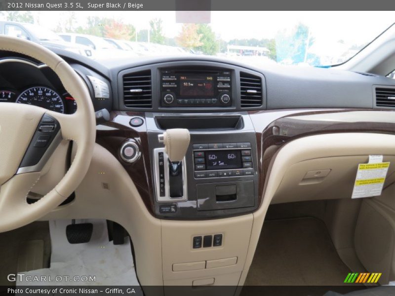 Controls of 2012 Quest 3.5 SL