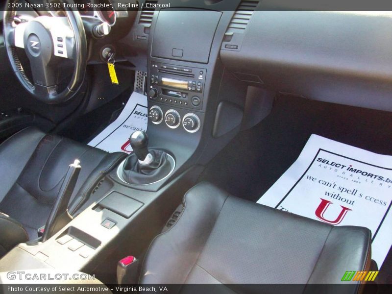 Redline / Charcoal 2005 Nissan 350Z Touring Roadster