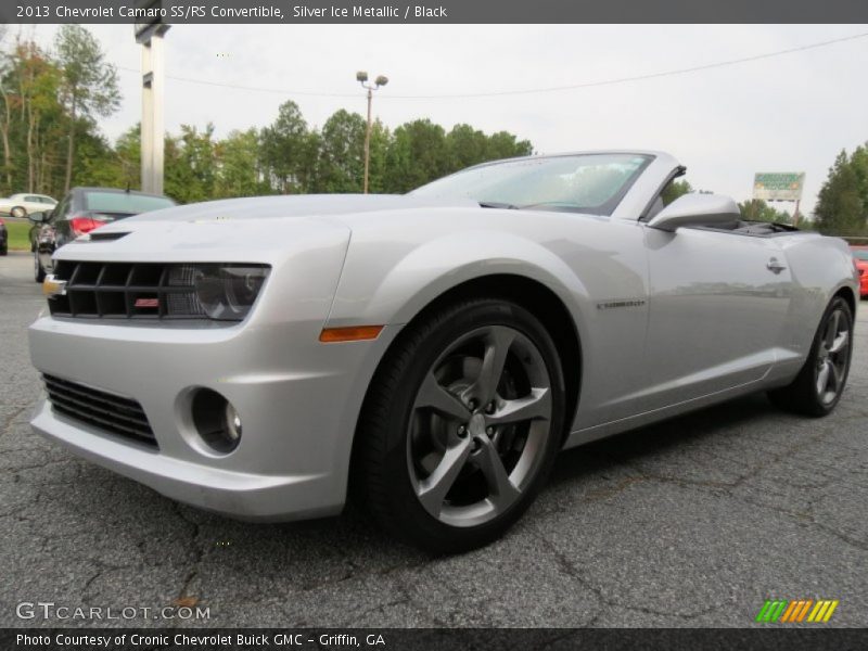 Silver Ice Metallic / Black 2013 Chevrolet Camaro SS/RS Convertible
