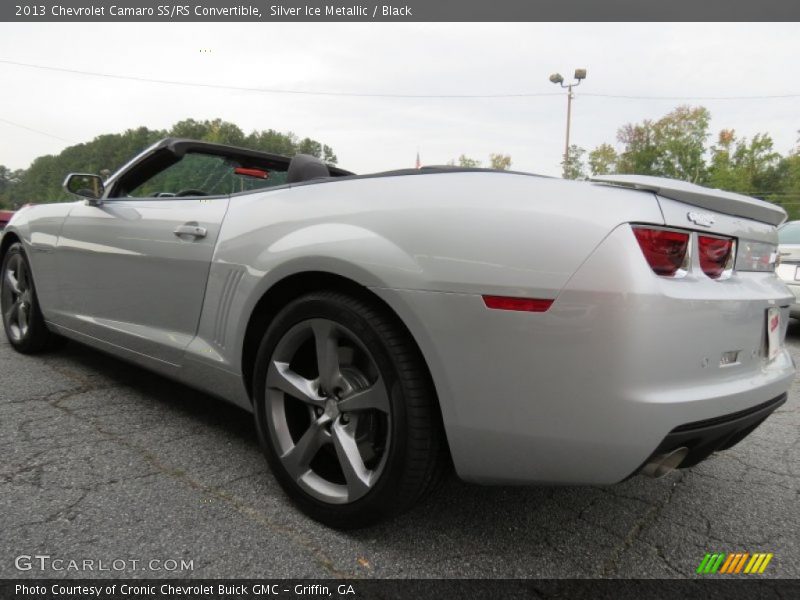 Silver Ice Metallic / Black 2013 Chevrolet Camaro SS/RS Convertible