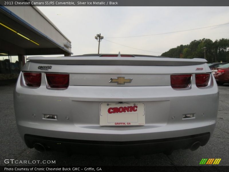 Silver Ice Metallic / Black 2013 Chevrolet Camaro SS/RS Convertible