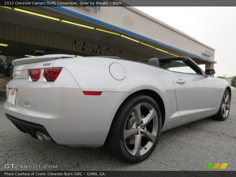 Silver Ice Metallic / Black 2013 Chevrolet Camaro SS/RS Convertible