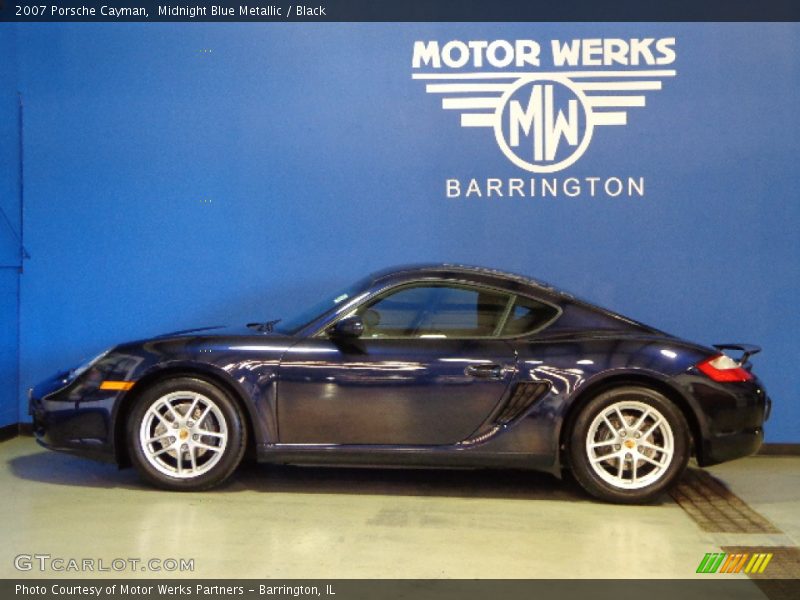 Midnight Blue Metallic / Black 2007 Porsche Cayman