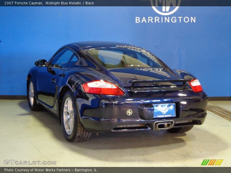 Midnight Blue Metallic / Black 2007 Porsche Cayman