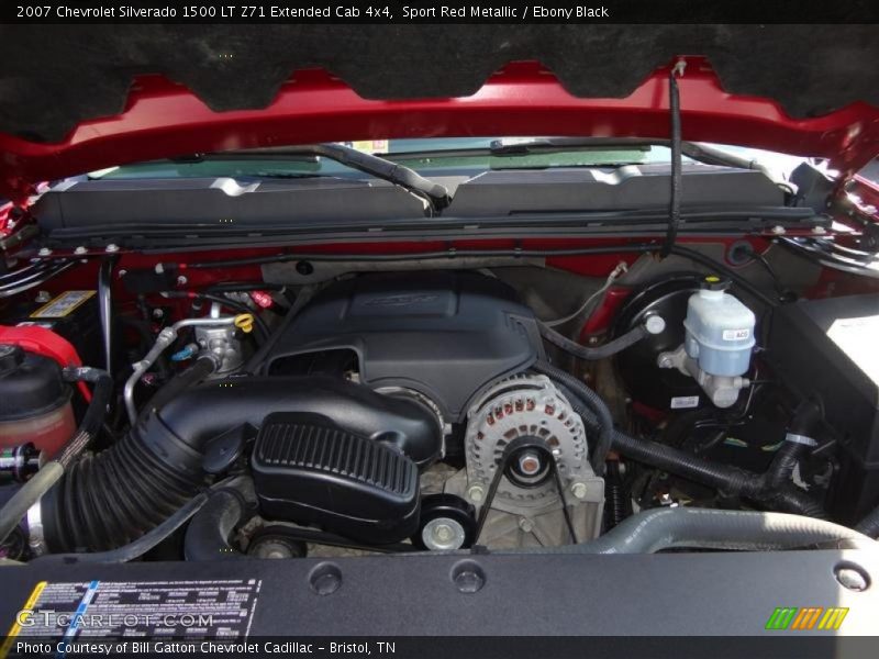 Sport Red Metallic / Ebony Black 2007 Chevrolet Silverado 1500 LT Z71 Extended Cab 4x4
